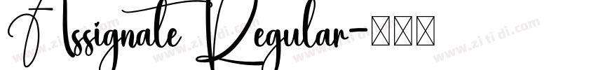 Assignate Regular字体转换
